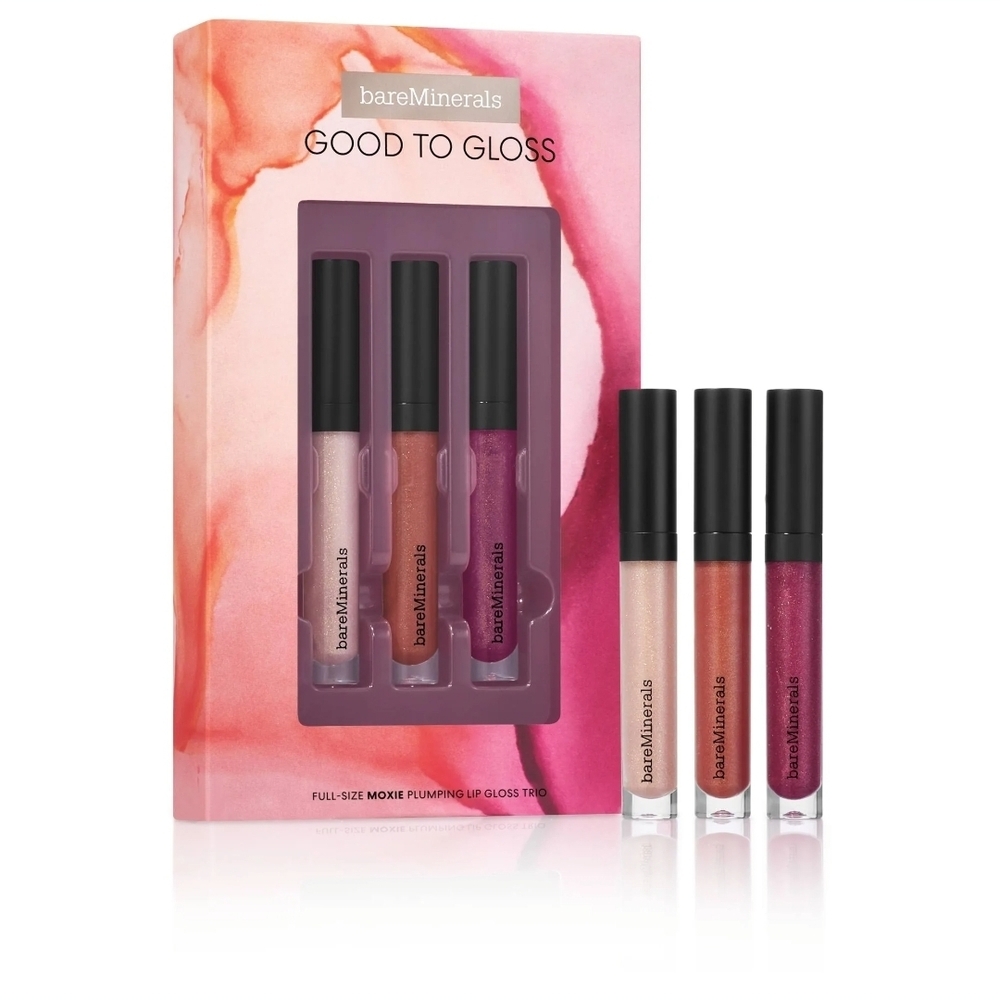 5⭐️ bareMinerals MOXIE Plumping Ultra Wear High Shine Trip Lipgloss Collection